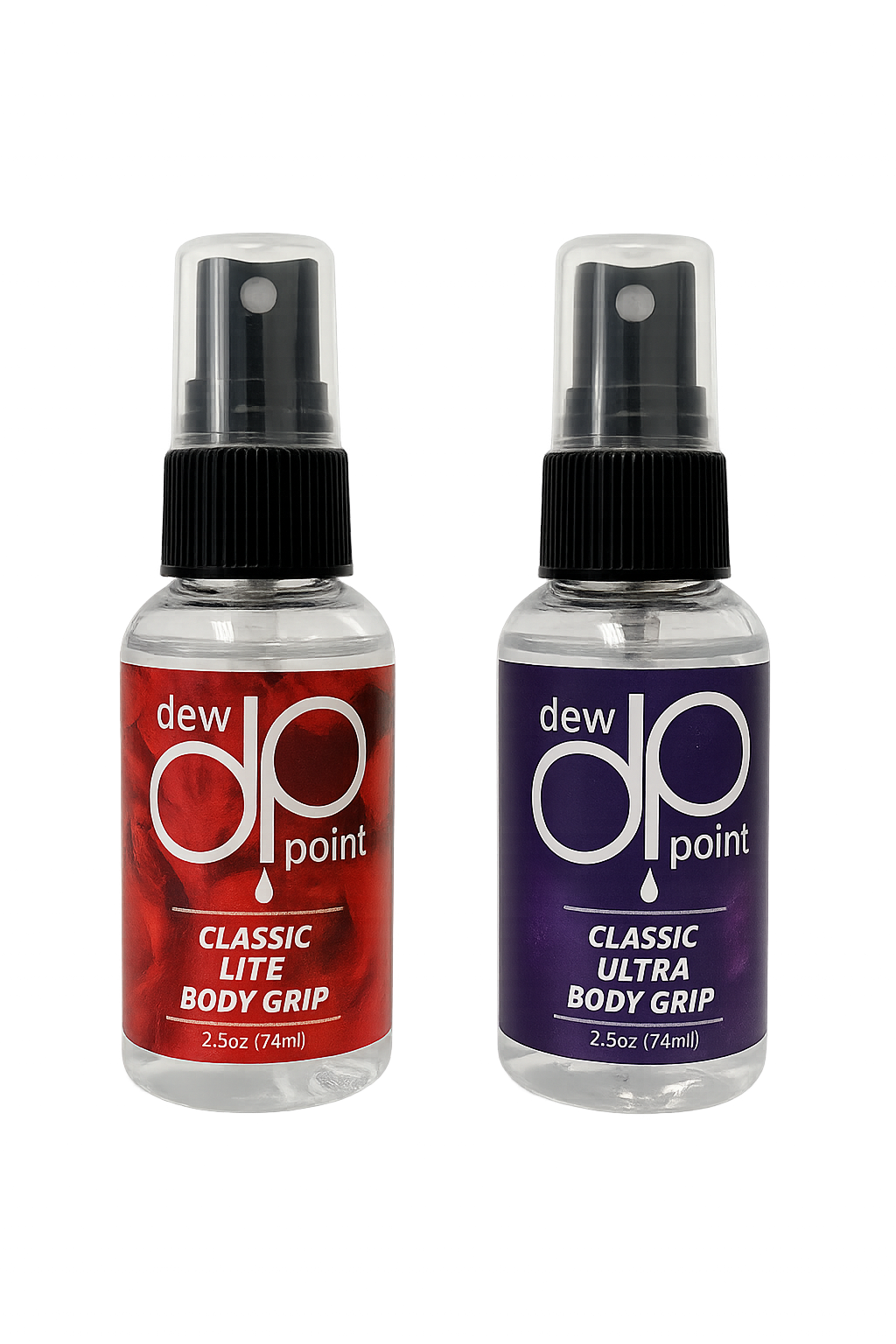 Dew Point body grip spray bottle for pole dancing – 75 ml.