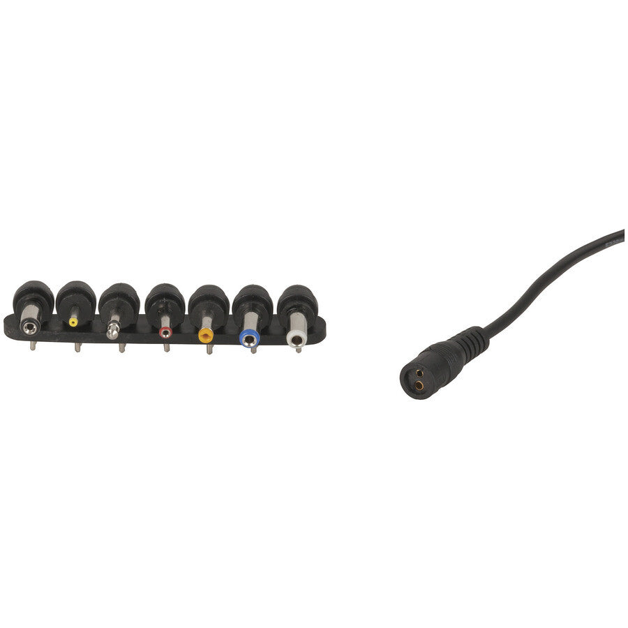 PowerTech MP3026 12VAC unregulated power supply with detachable DC plug tips.